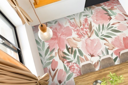 Fiore rosa c5730 pavimento - fiore,